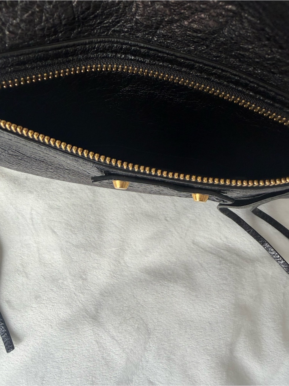 Balenciaga 2015 Lambskin Motocross Large Flat Clutch Bag - Picture 9 of 10